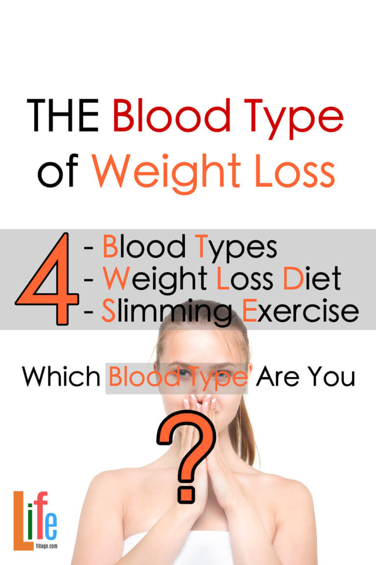 4 blood type of weight loss