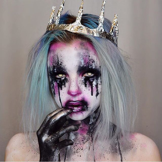133+ Halloween makeup and dress-up, I believe everyone will like it.halloween, makeup, pretty, Looks, style