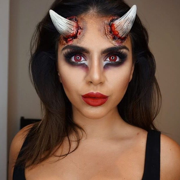 133+ Halloween makeup and dress-up, I believe everyone will like it.halloween, makeup, pretty, Looks, style